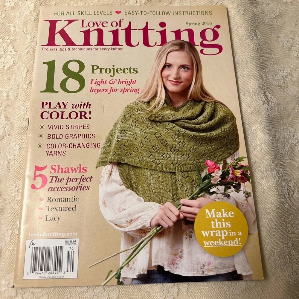 LOVE OF KNITTING MAGAZINE SPRING 2016